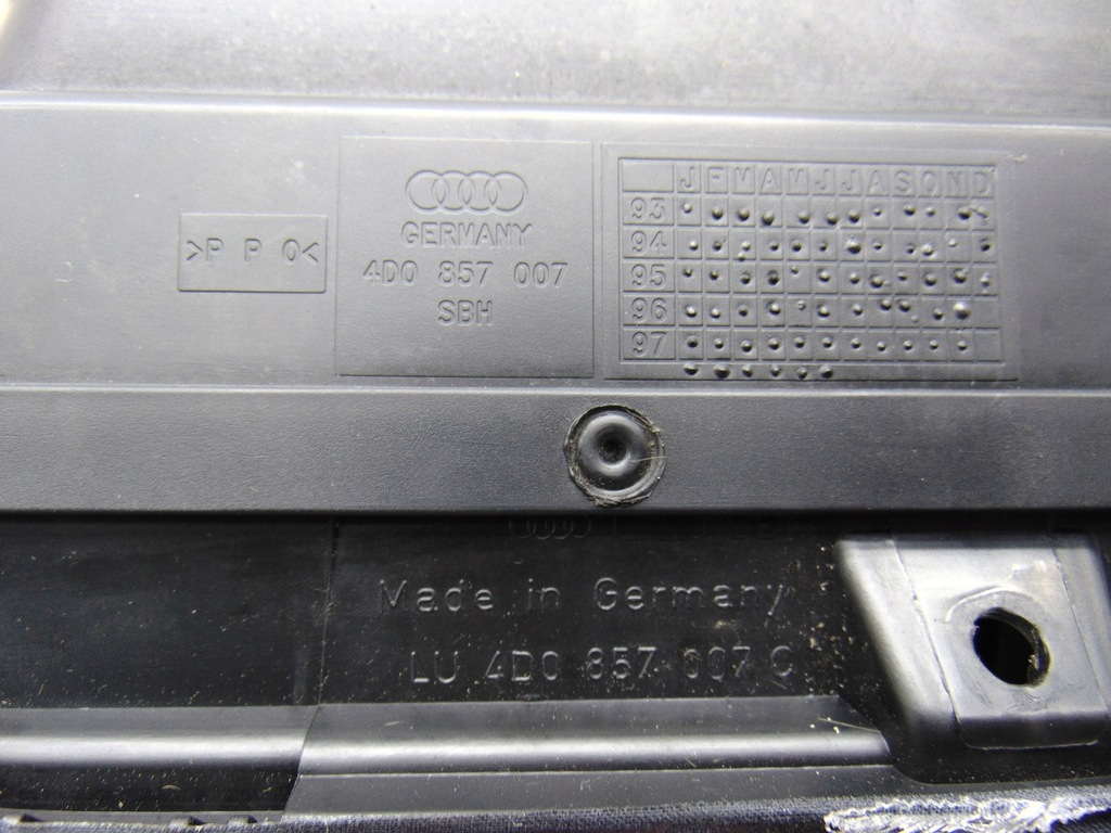 фото №7, Рамка корзина радио 1din audi a8 d2 4d0857007c