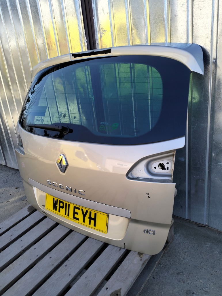 фото №10, Крышка багажника багажника renault scenic iii цвет ted11 lata 2008-2012