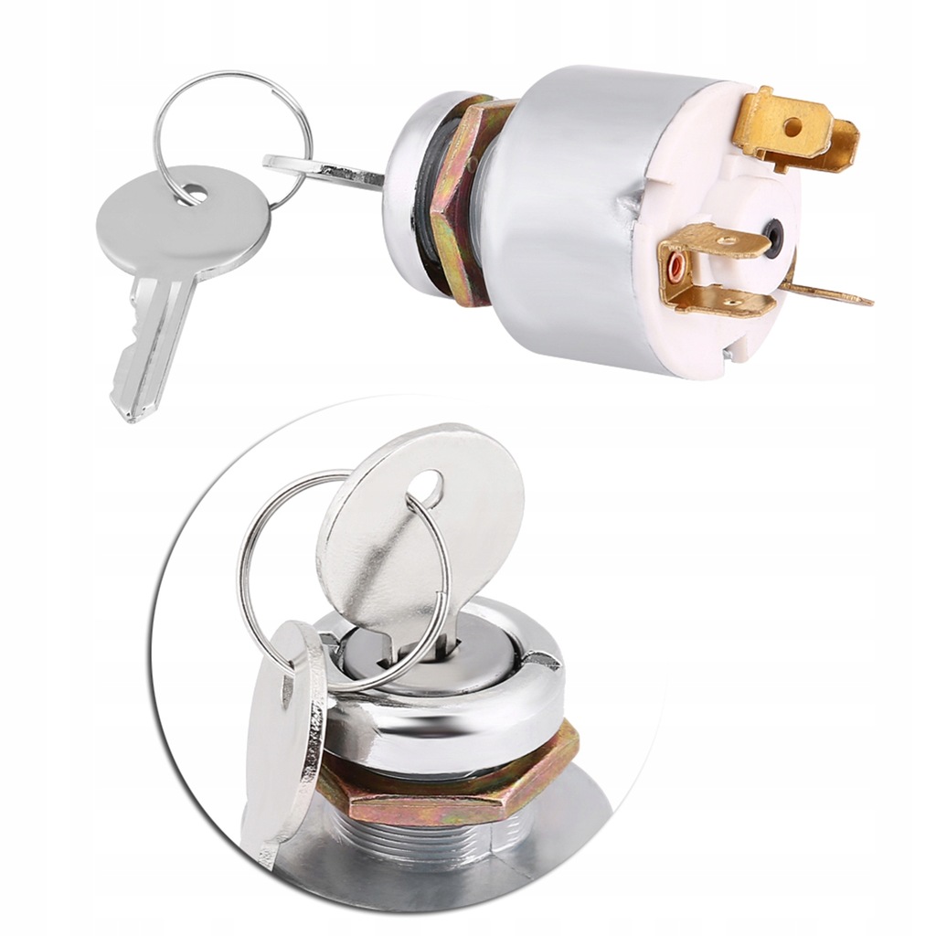 фото №13, Вкладка замка запалювання метал універсальний замка запалювання 12v