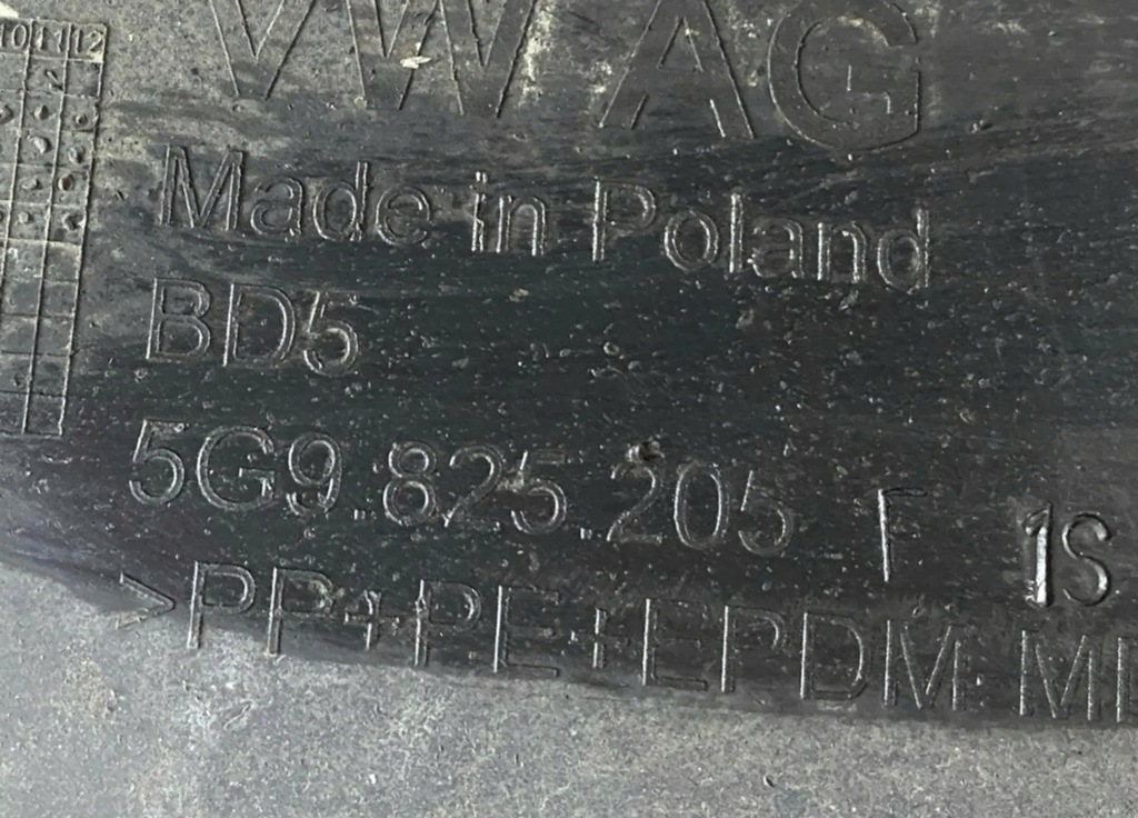 фото №7, Інше захист підвіска vw golf vii variant ba5, bv5 5g9825205f 1.6l дизель