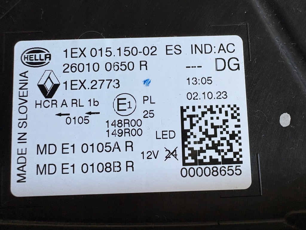 фото №16, Renault austral комплектна права лампа 260100650r polecam