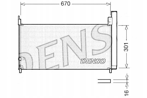 фото №2, Конденсатор кондиционера lexus ct toyota auris prius