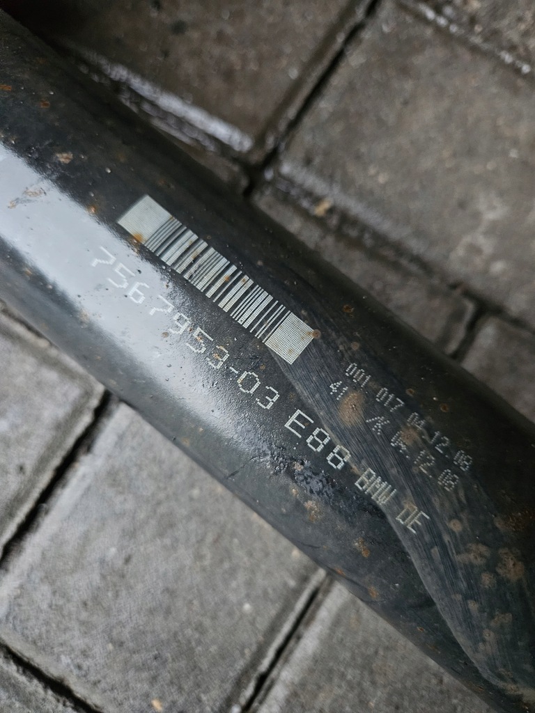 фото №9, Wał привідний кардан bmw 1 e88 e87 756795303