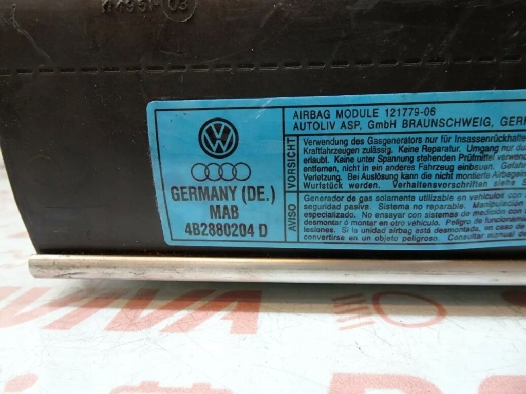 Купить Audi a6 подушка воздушная подушка безопасности пассажира перед левый 2005 estate 97-05