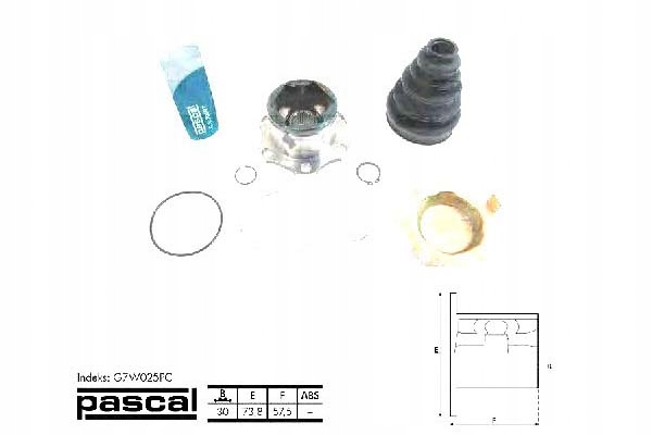 фото №2, Шарнир приводной внутренний /30z seat cordoba ib