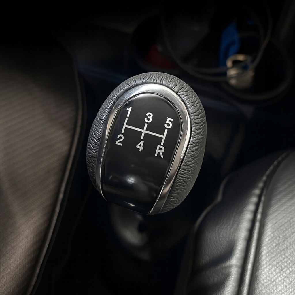 фото №12, Ручка переключения передач универсальная кожа czarna 5 6 ступенчатая авто тюнинг