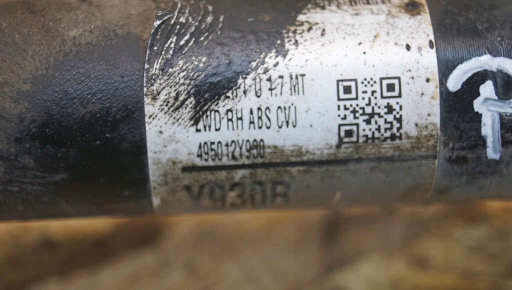 фото №8, Привідний вал правий перед kia sportage iii hyundai ix35 1.7 crdi 495012y930