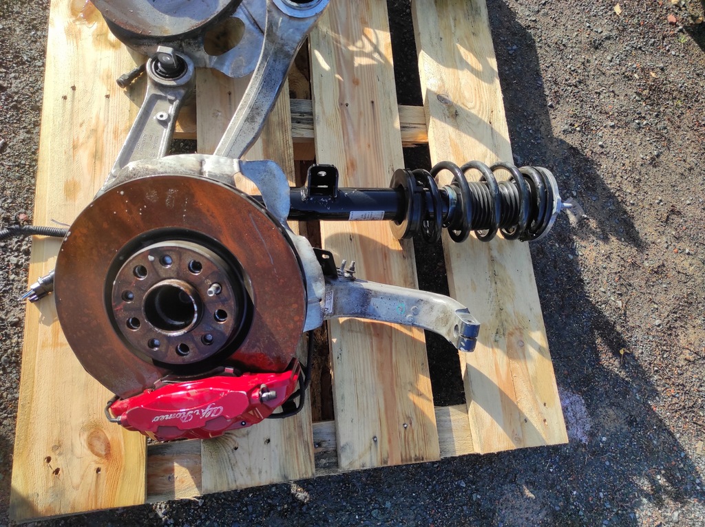 фото №10, Поворотний кулак ліва важелі амортизаторна стійка alfa romeo giulia