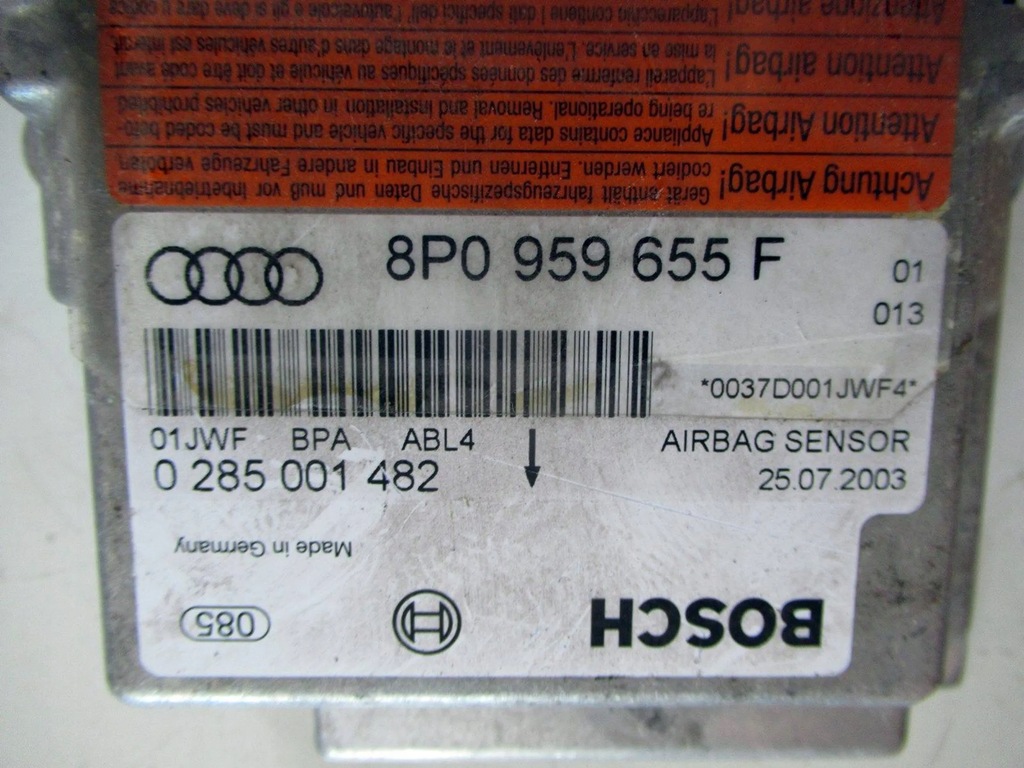 фото №4, Audi a3 8p 3d модуль подушка безпеки 8p0959655f