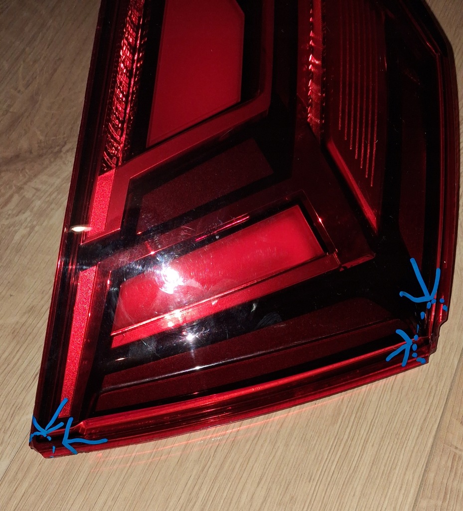 фото №9, Лампа задня задня ліва лівий led usa audi q5 ii 80a lift оригінальний номер 80a945075b