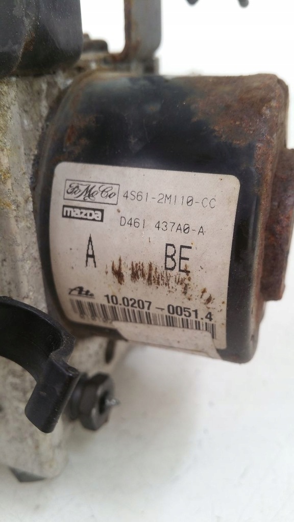 фото №4, Насос abs 4s612m110cc ford fiesta mk6