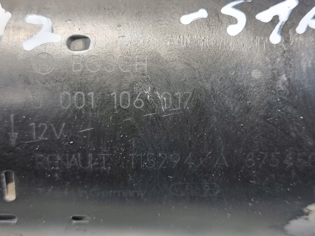 Стартер 9z оригінальний номер 0001106017 renault laguna 2 1.8b 01r Зі Шроту