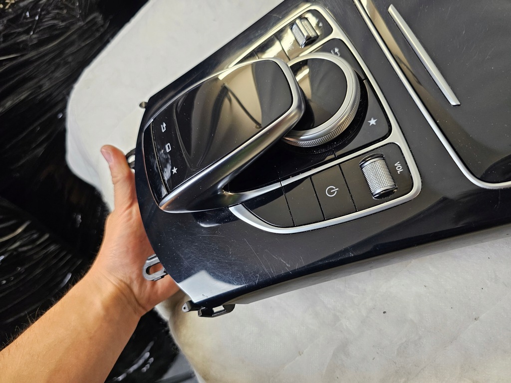 фото №7, Dekor тунель панель середній керування перемикач консолі mercedes w205