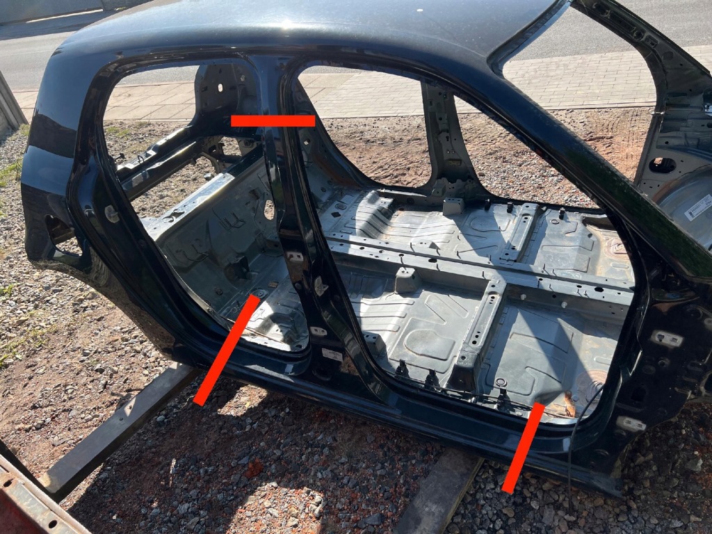 Купити Smart 453 w453 forfour ii поріг передній правий стійку  середній b