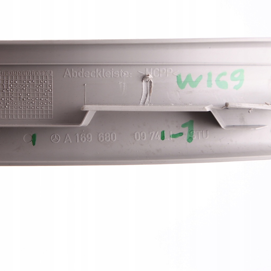 фото №11, Mercedes w169 захист молдинг поріг поріг лівий задня сіра a1696800974