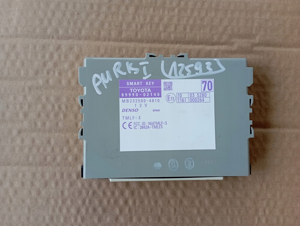 фото №1, Toyota auris i модуль блок керування 89990-02140