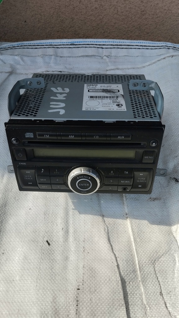 фото №1, Радио радиопроигрыватель cd nissan juke f15 28185-1ka0a