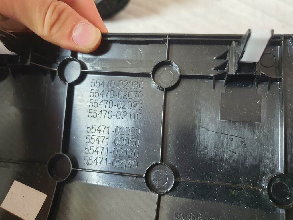 фото №10, Dekor молдинг захист консолі повітропровід toyota auris ii