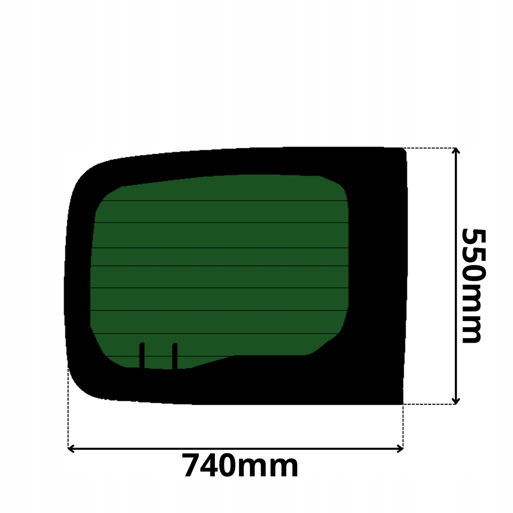 фото №1, Скло ліва задня задня двері renault kangoo ii 08- 0329