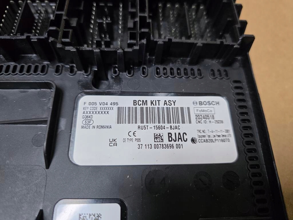 фото №9, Ford puma mk2 lift 2024-2025 1.0 mhev набор стартовый бортовой компьютер ключ bsi