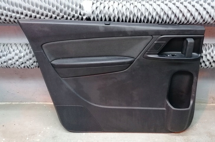 фото №1, Vw sharan alhambra 7n обшивка обивка дверь левый задняя шторка