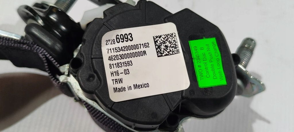 фото №7, Pas безпеки задня задній правий chevrolet camaro 2016-