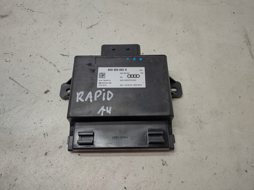 фото №1, Блок керування стабілізатор напруги 8k0959663g toledo iv skoda rapid оригінал