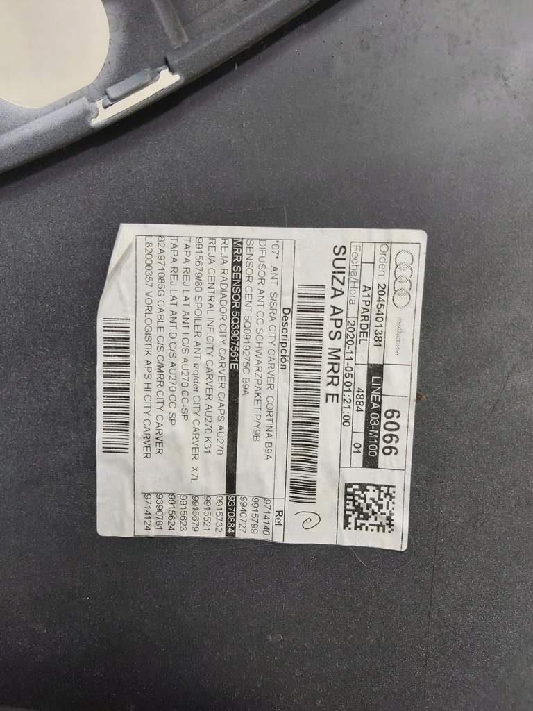 фото №11, Бампер перед audi a1 ii 82a citycarver молдинг