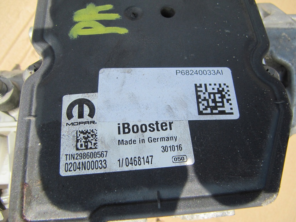 фото №12, Chrysler pacifica 17- hybrid усилитель тормозов тормозные насос гибрид