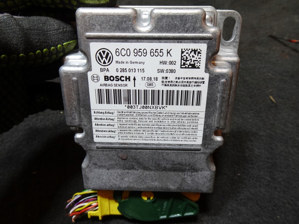 фото №1, Skoda fabia iii fl модуль air bag 6c0959655k