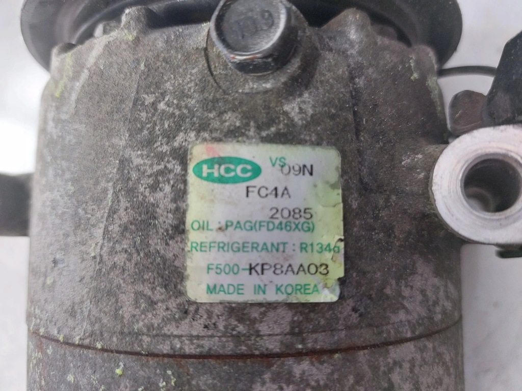 фото №5, Компрессор f500-kp8aa03 hyundai i20 08- бензин