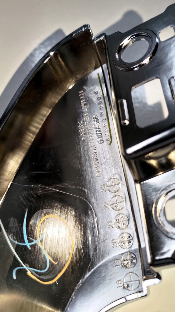 фото №7, Mitsubishi asx lifting 19 - 22 хром молдинг бампера ліва оригінал