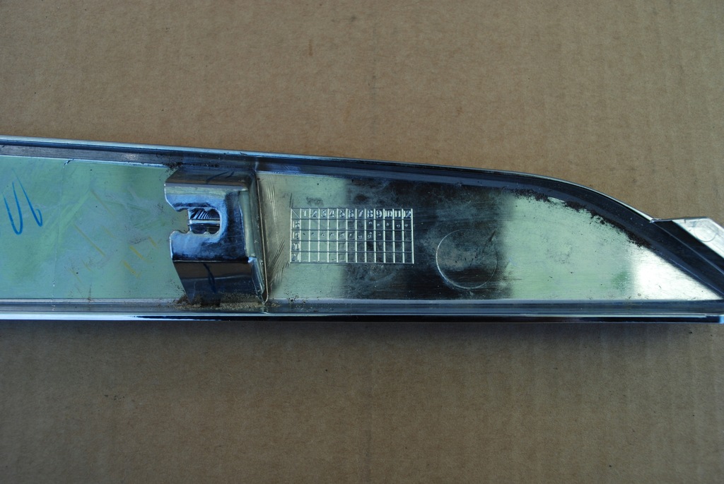 фото №10, Mitsubishi l200 2018- молдинг бампера правая нижняя хром 6407a338