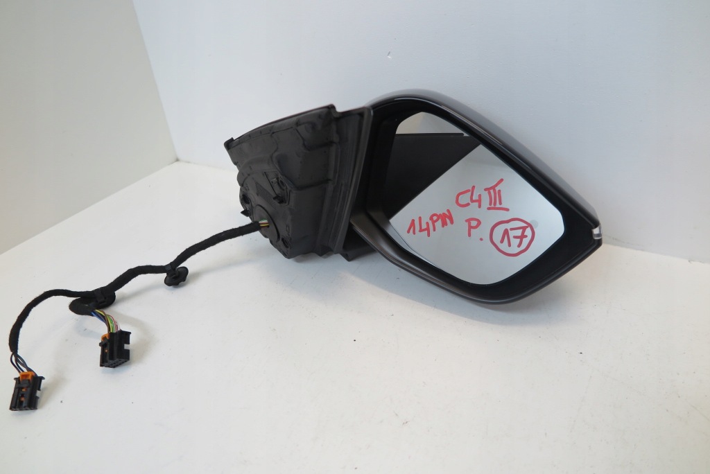 фото №1, Зеркало правое citroen c4 iii 14pin