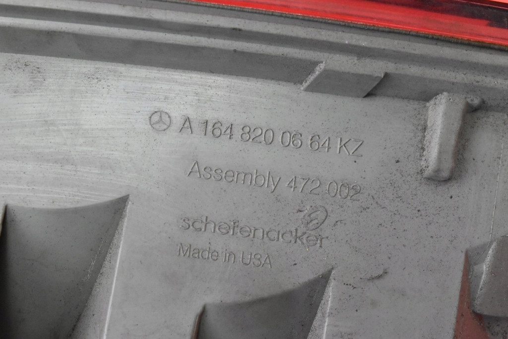 фото №8, Лампа правая задняя задняя a1648200664kz mercedes gl x164 06-09