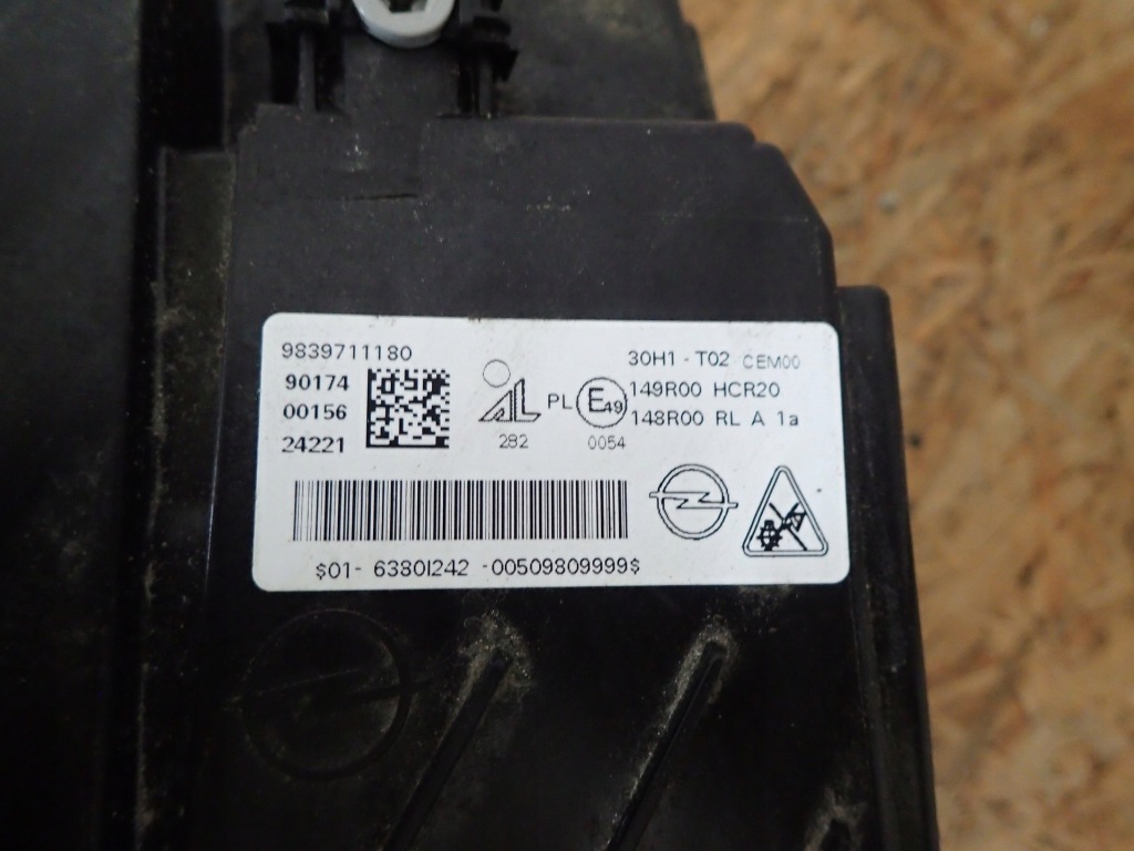 фото №6, Лампа права full led opel grandland x a18 lift