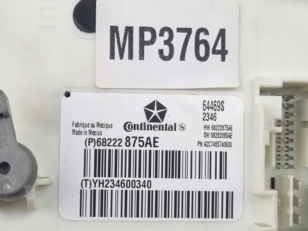 фото №3, Chrysler pacifica 2018 модуль / блок керування комфорту