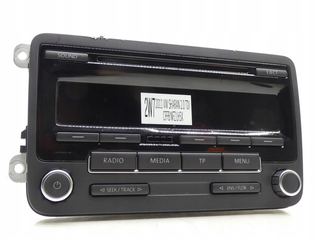 фото №1, Радио радиопроигрыватель cd oem vw scirocco iii sharan 7n golf vi 5m0035186k