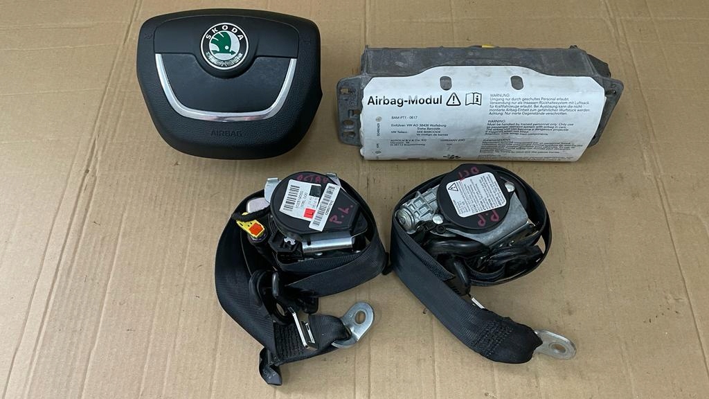 фото №1, Skoda octavia ii lift подушка подушка безопасности ремни