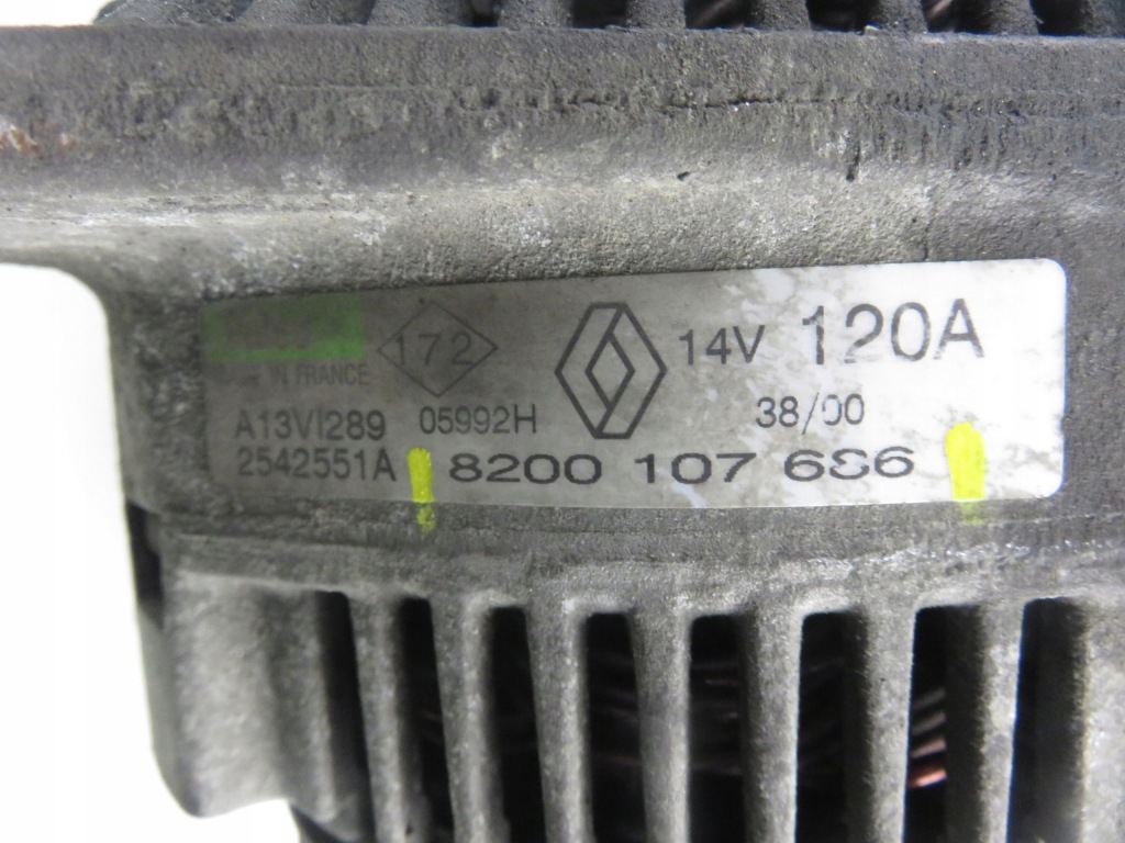 Генератор renault scenic 1 fl 1.9 dti 98 - f9q 736 8200107686 Оригінал