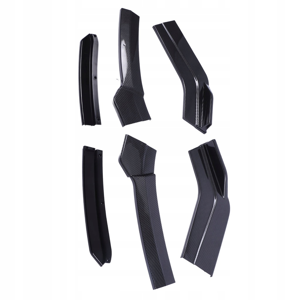 фото №7, Спліттер передній бампера стиль волокна вугільний спойлер бампера дифузор