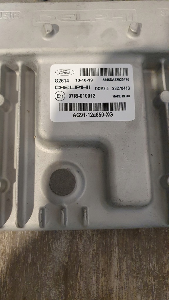 фото №1, Бортовой компьютер ford ag91-12a650-xg 28278413dcm 3,5