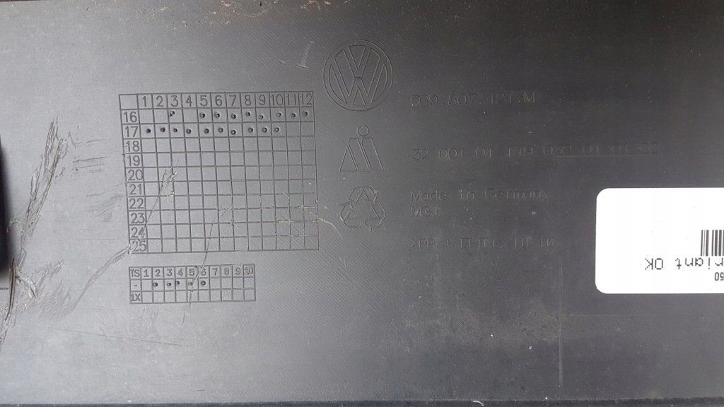 фото №13, Бампер задняя vw golf vii lift kombi