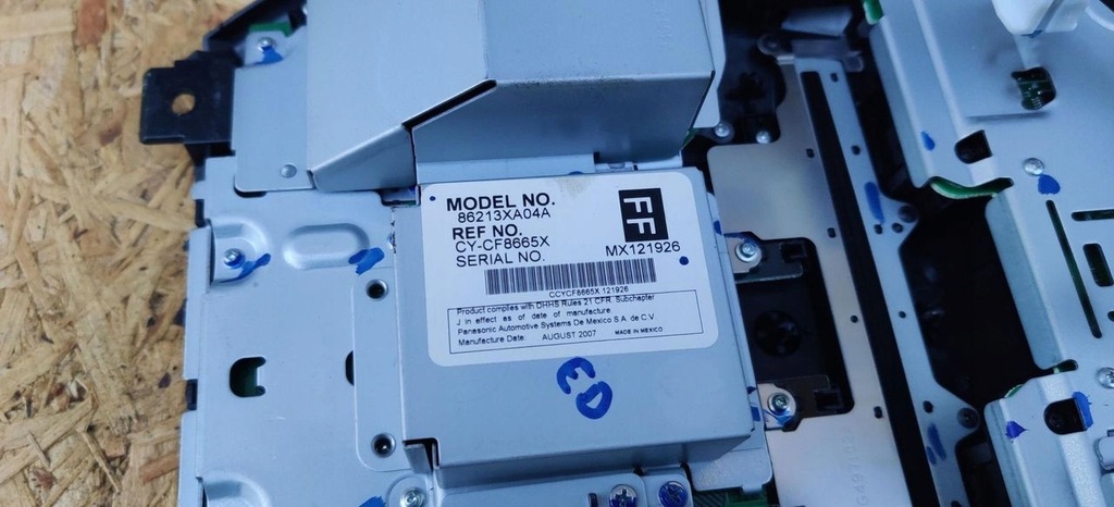 фото №7, Консоль средняя панель радио воздуховоды subaru tribeca 86213xa04a