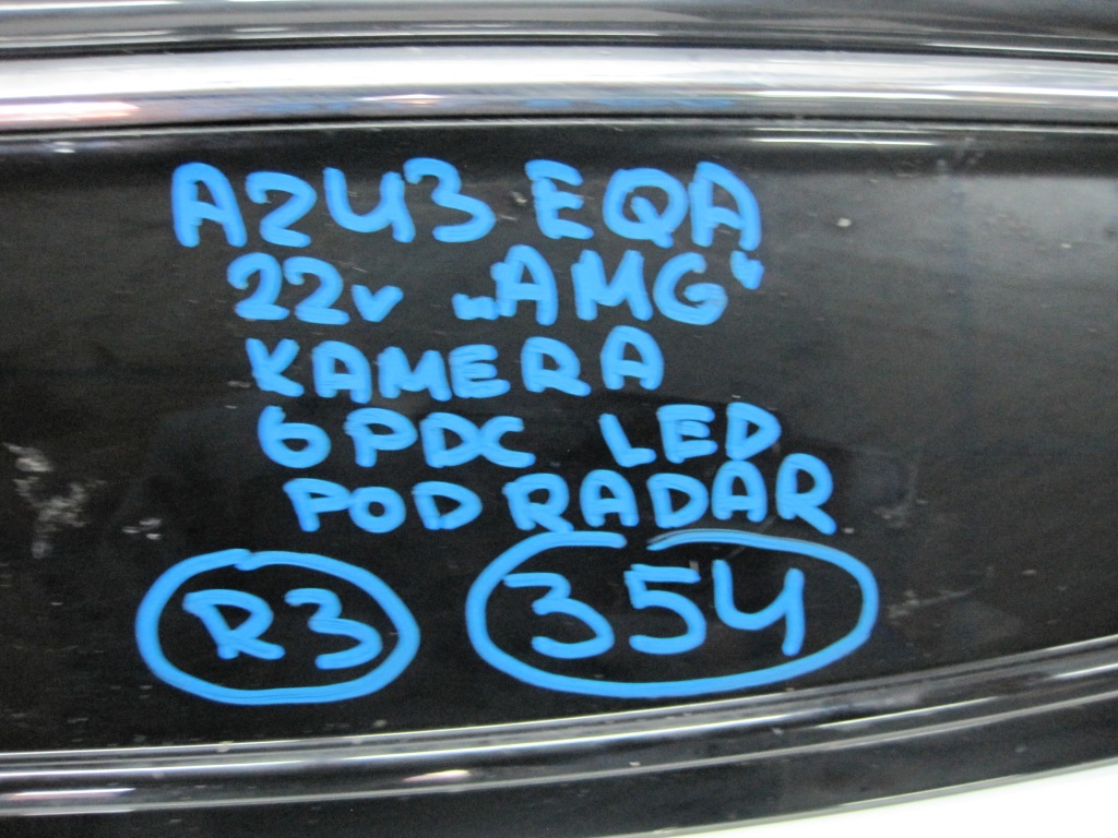 фото №14, Бампер mercedes eqa a243 камера 6 pdc led amg перед передній