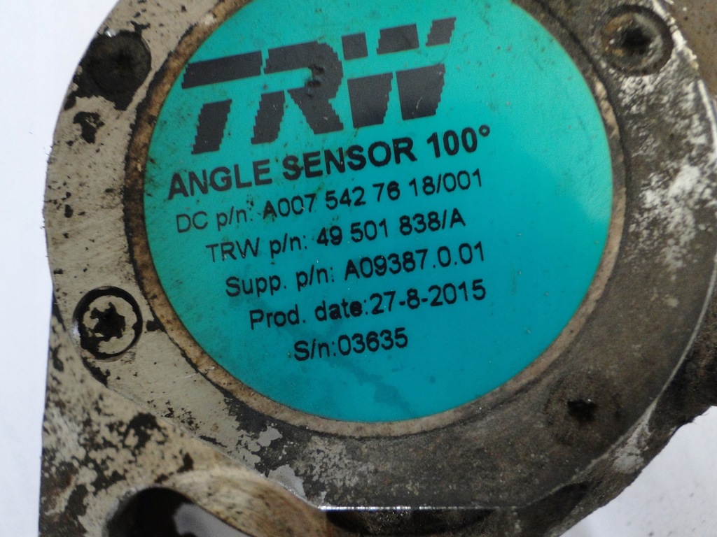 фото №2, Датчик kąta повороту osi actros axor a 0075427618