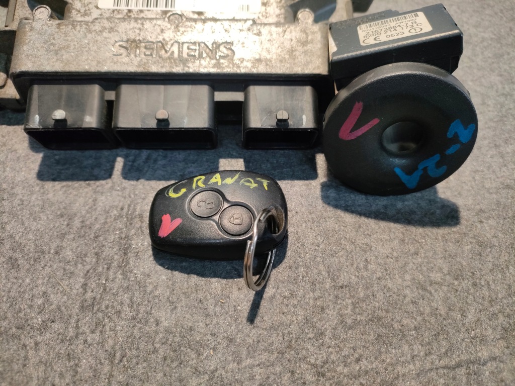 фото №3, Бортовий комп'ютер набір стартовий renault clio iii 3 1,2 16v 8200522357 s120200105a