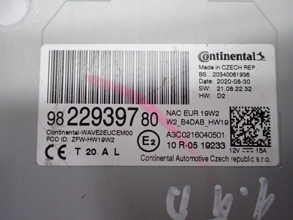 Навигация navi радио заводская оригинал 9830424280 peugeot 5008 2 20r Цена