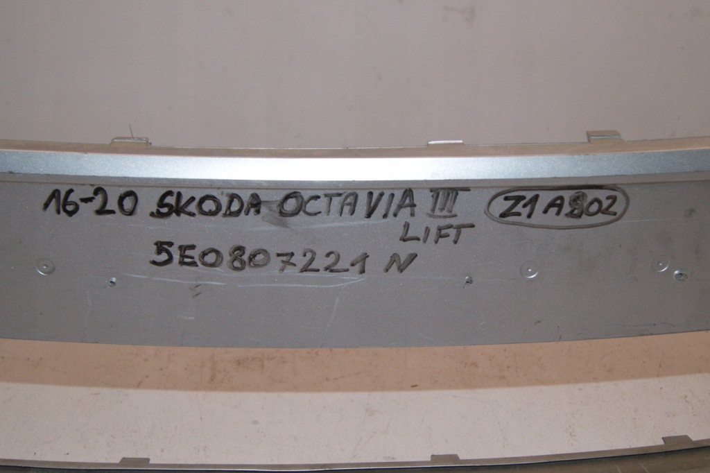 фото №6, Skoda octavia 3 iii lift 16- бампер передний перед