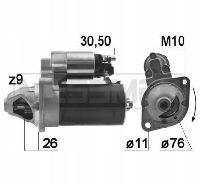 фото №1, Era messmer стартер bmw